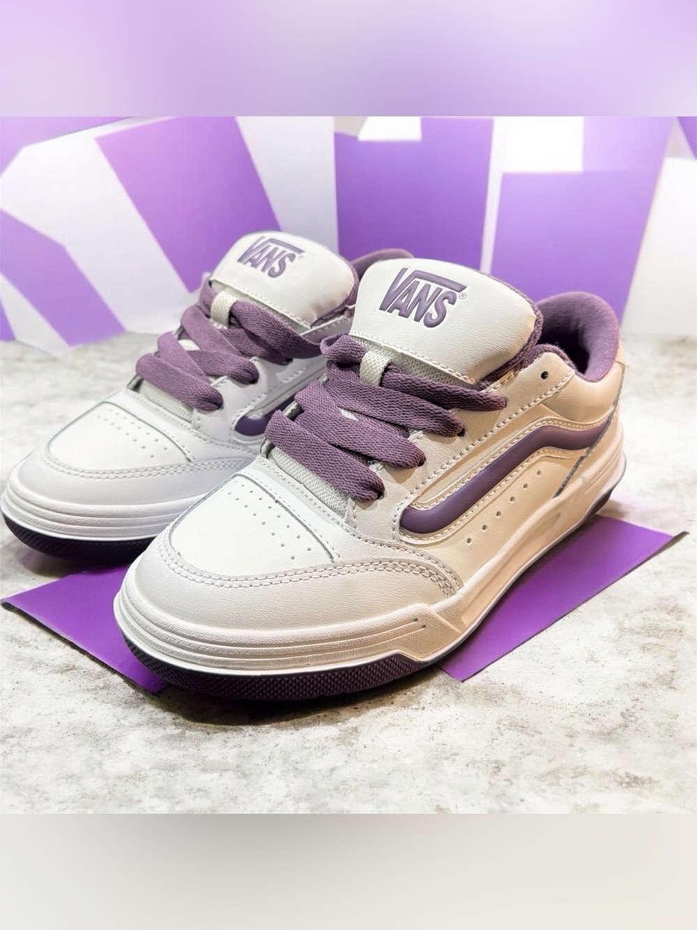 NWOT Vans Hylane Pop Purple Skate Shoes